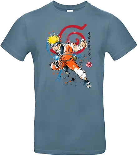 Fury of the Rasengan - anime, manga, shinobi, ninja, sumi-e - Standard T-Shirt