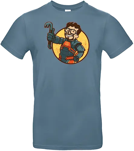 Lambda Boy - half life, gorden freeman, valve, crowbar, fallout, mashup, pip boy, stm - Standard T-Shirt