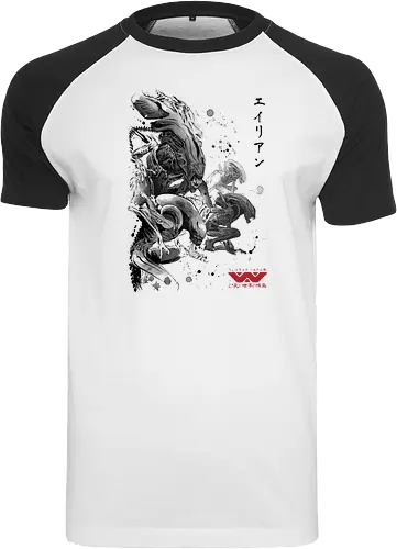 Xenomorph invasion sumi-e