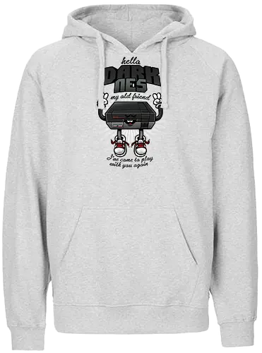 My old Friend - simon and garfunkel, mashup, fun, classic gaming, entertainment system, gaming, retro, classic, darkness - Fairtrade Hoodie