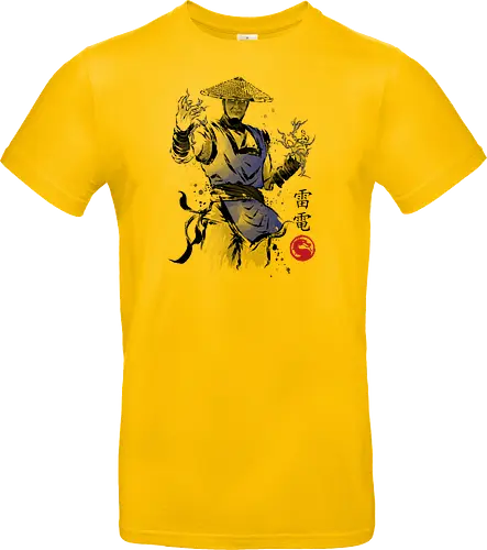 Thunder God sumi-e