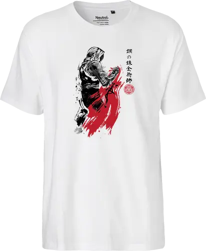 Edward sumi-e - anime, manga, sumi-e, full metal, alchemist - Fairtrade T-Shirt