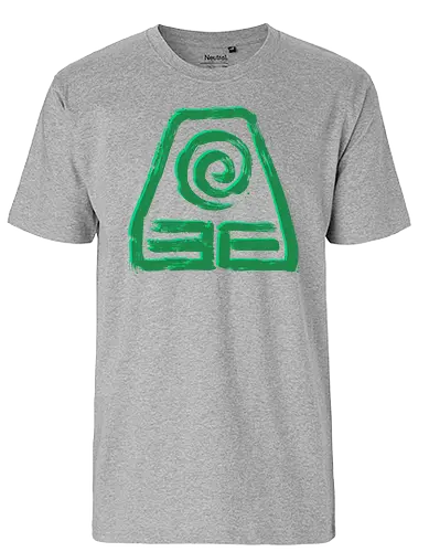 Earth - anime, manga, element, erde, avatar, earth - Fairtrade T-Shirt