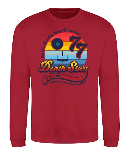 A day long remembered - scifi, space opera, star, 77, retro, fun, victory - Sweatshirt