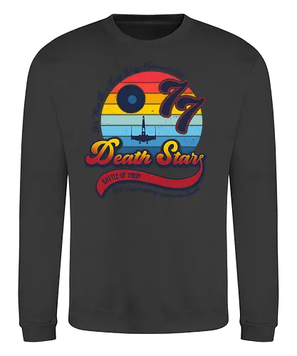 A day long remembered - scifi, space opera, star, 77, retro, fun, victory - Sweatshirt