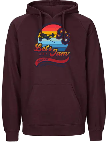 Lets jam - space cowboy, anime, Retro Shirt, retro, 98 - Fairtrade Hoodie