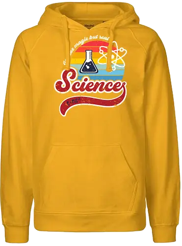 Like magic but real - science, retro, 70s, like magic, fun, Real - Fairtrade Hoodie