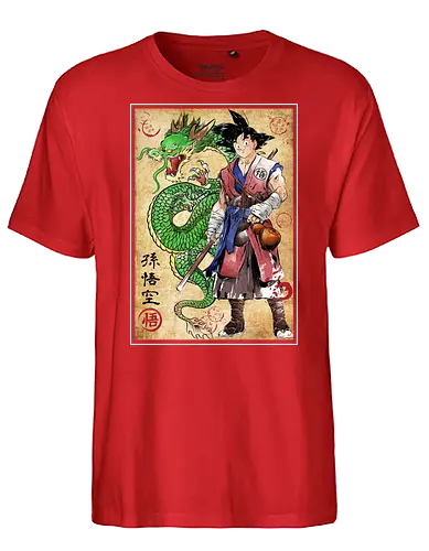 Ronin Saiyan - anime, japan, dragon, mashup, db, dbz - Fairtrade T-Shirt