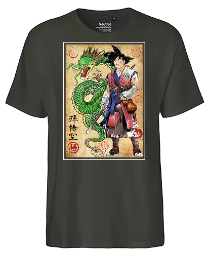 Ronin Saiyan - anime, japan, dragon, mashup, db, dbz - Fairtrade T-Shirt