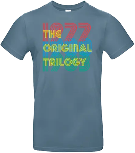 The Original Trilogy - retro, movie, scifi, fan, 1977, 1980, 1983, 80s, space opera - Standard T-Shirt