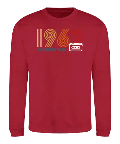 Cassette 1962 - retro, Cassette, kassette, mc, 1962 - Sweatshirt