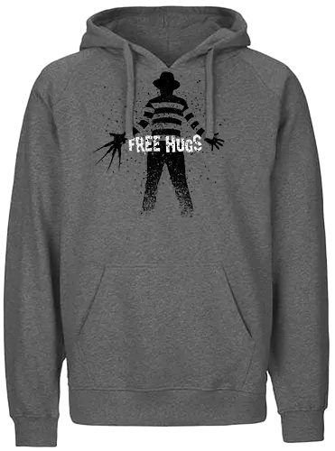 Free Hugs! - nightmare on elm street, freddy krueger, horror, hug - Fairtrade Hoodie