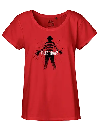 Free Hugs! - nightmare on elm street, freddy krueger, horror, hug - Fairtrade Girl Shirt