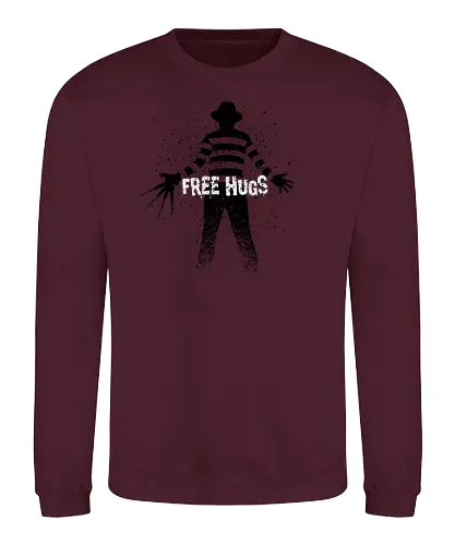 Free Hugs! - nightmare on elm street, freddy krueger, horror, hug - Sweatshirt