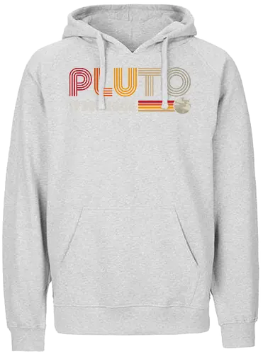 PLUTO - science, pluto, planet, wissenschaft, astronomie, Astrologie, retro - Fairtrade Hoodie