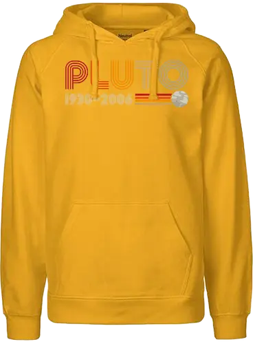 PLUTO - science, pluto, planet, wissenschaft, astronomie, Astrologie, retro - Fairtrade Hoodie