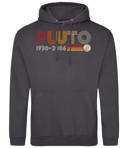 PLUTO - science, pluto, planet, wissenschaft, astronomie, Astrologie, retro - Standard Hoodie