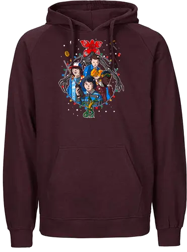 Stranger Kids - stranger kids, eleven, will, mike, dustin, lucas, tv, series, 80s, retro - Fairtrade Hoodie