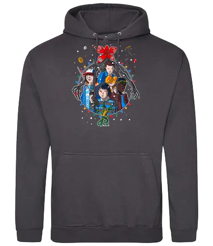 Stranger Kids - stranger kids, eleven, will, mike, dustin, lucas, tv, series, 80s, retro - Standard Hoodie
