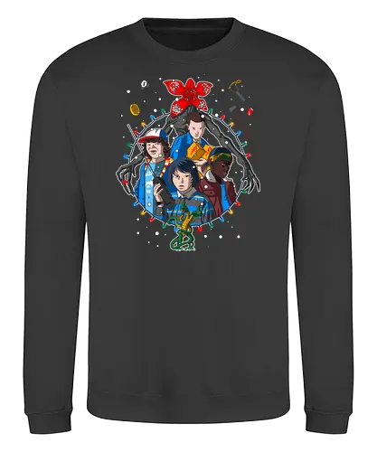Stranger Kids - stranger kids, eleven, will, mike, dustin, lucas, tv, series, 80s, retro - Sweatshirt