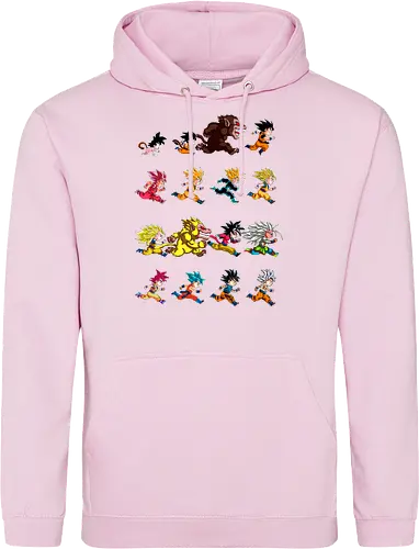 Marathon - anime, dbz, son goku, manga - Standard Hoodie