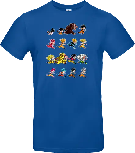 Marathon - anime, dbz, son goku, manga - Standard T-Shirt