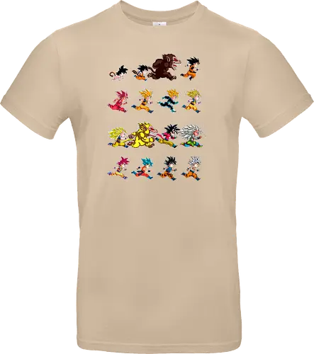 Marathon - anime, dbz, son goku, manga - Standard T-Shirt