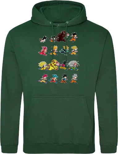 Marathon - anime, dbz, son goku, manga - Standard Hoodie