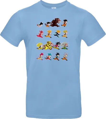 Marathon - anime, dbz, son goku, manga - Standard T-Shirt