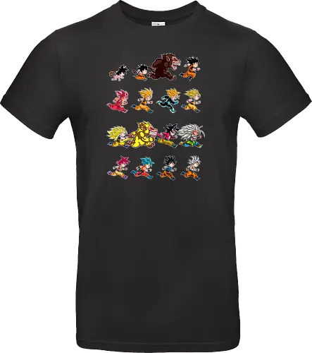 Marathon - anime, dbz, son goku, manga - Standard T-Shirt