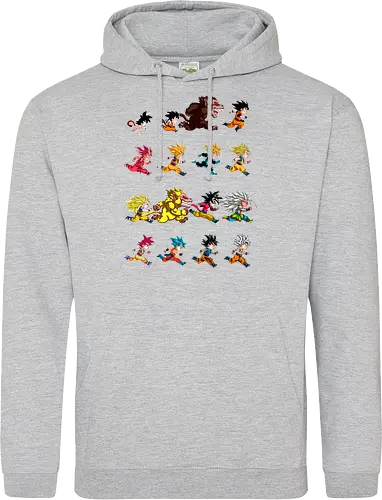 Marathon - anime, dbz, son goku, manga - Standard Hoodie