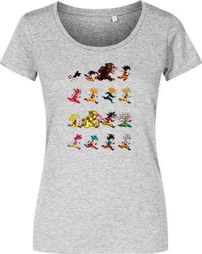 Marathon - anime, dbz, son goku, manga - Women T-Shirt