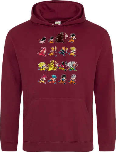 Marathon - anime, dbz, son goku, manga - Standard Hoodie