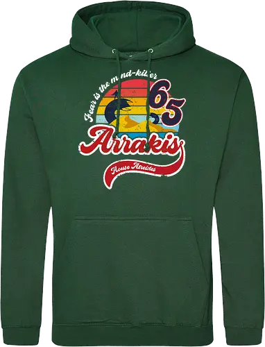 Fear is the mind killer - dune, science fiction, arrakis, atreides - Standard Hoodie