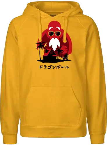 Isla de Goku - Kame, anime, manga - Fairtrade Hoodie