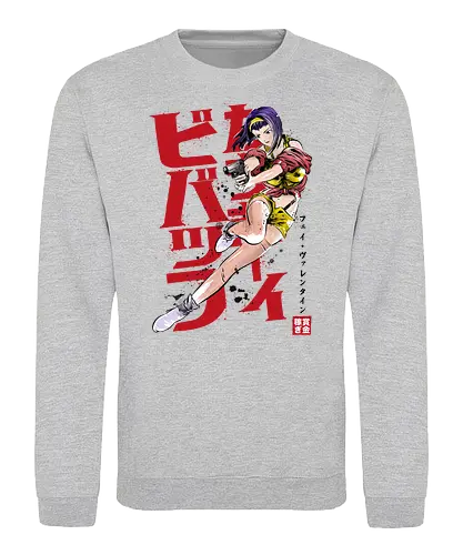 Faye sumi-e - space cowboy, bounty hunter, faye, anime - Sweatshirt