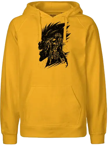 Inking Death - note, shinigami, god, Kami, anime, manga, death - Fairtrade Hoodie