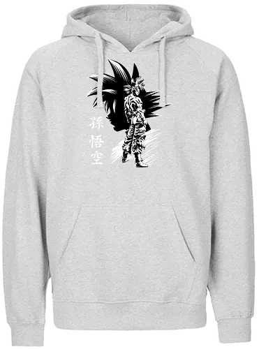 Inking Instinct Warrior - dbz, saiyan, saiyajin, warrior, krieger - Fairtrade Hoodie