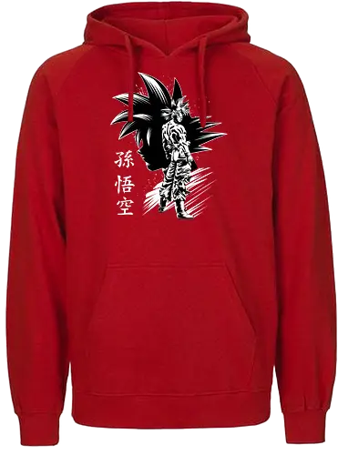 Inking Instinct Warrior - dbz, saiyan, saiyajin, warrior, krieger - Fairtrade Hoodie
