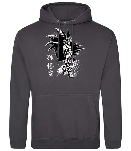 Inking Instinct Warrior - dbz, saiyan, saiyajin, warrior, krieger - Standard Hoodie