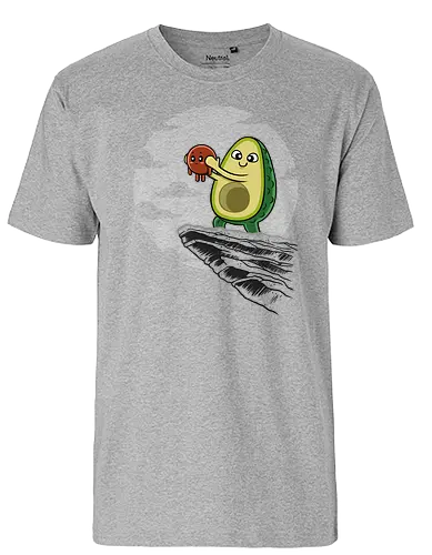 Avocado König - food, avocado, essen, könig, king - Fairtrade T-Shirt