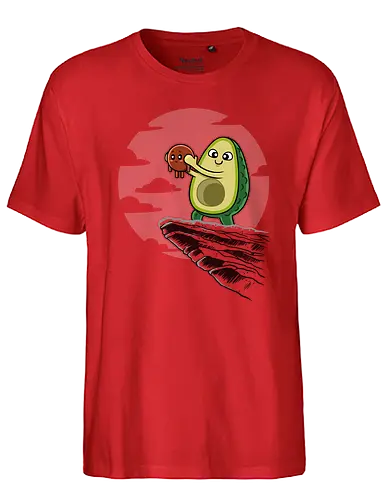 Avocado König - food, avocado, essen, könig, king - Fairtrade T-Shirt
