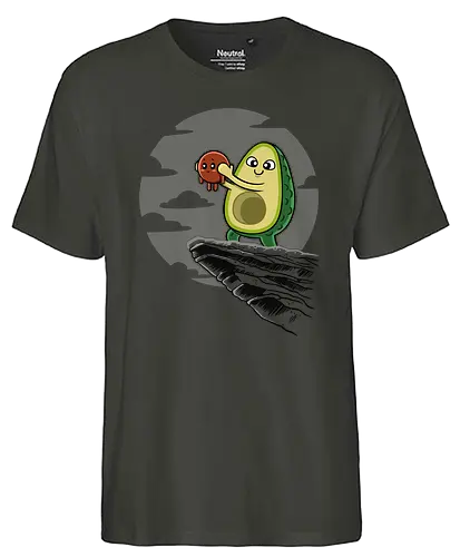 Avocado König - food, avocado, essen, könig, king - Fairtrade T-Shirt