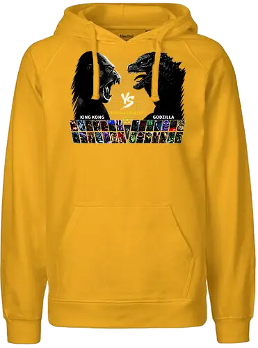 Kong VS King - monster, gaming, mashup, film, movie, kaiju - Fairtrade Hoodie