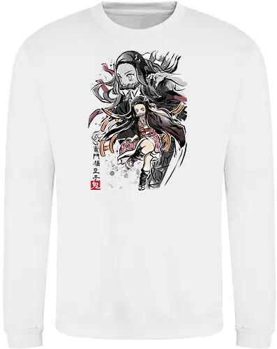 Demon Nezuko sumi-e