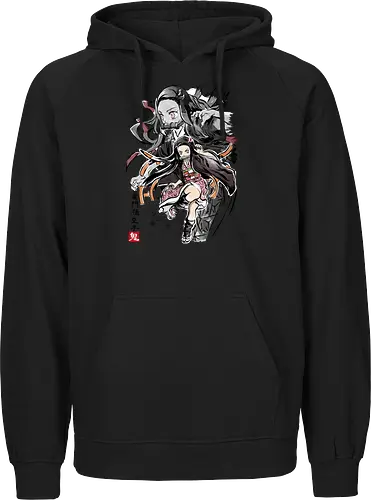 Demon Nezuko sumi-e