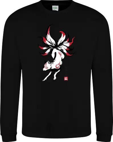 Kyubi no kitsune sumi-e