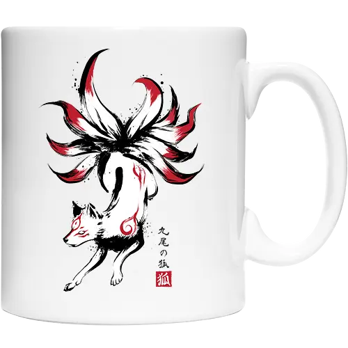 Kyubi no kitsune sumi-e