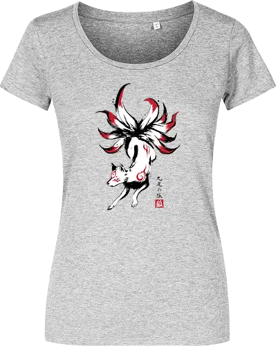 Kyubi no kitsune sumi-e