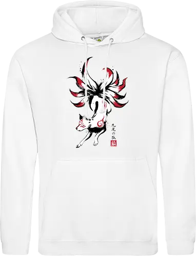 Kyubi no kitsune sumi-e